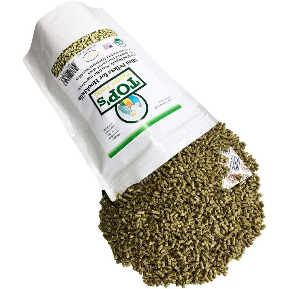 TOP’s Parrot Food Mini Pellets 1lb Bird Food - Healthber