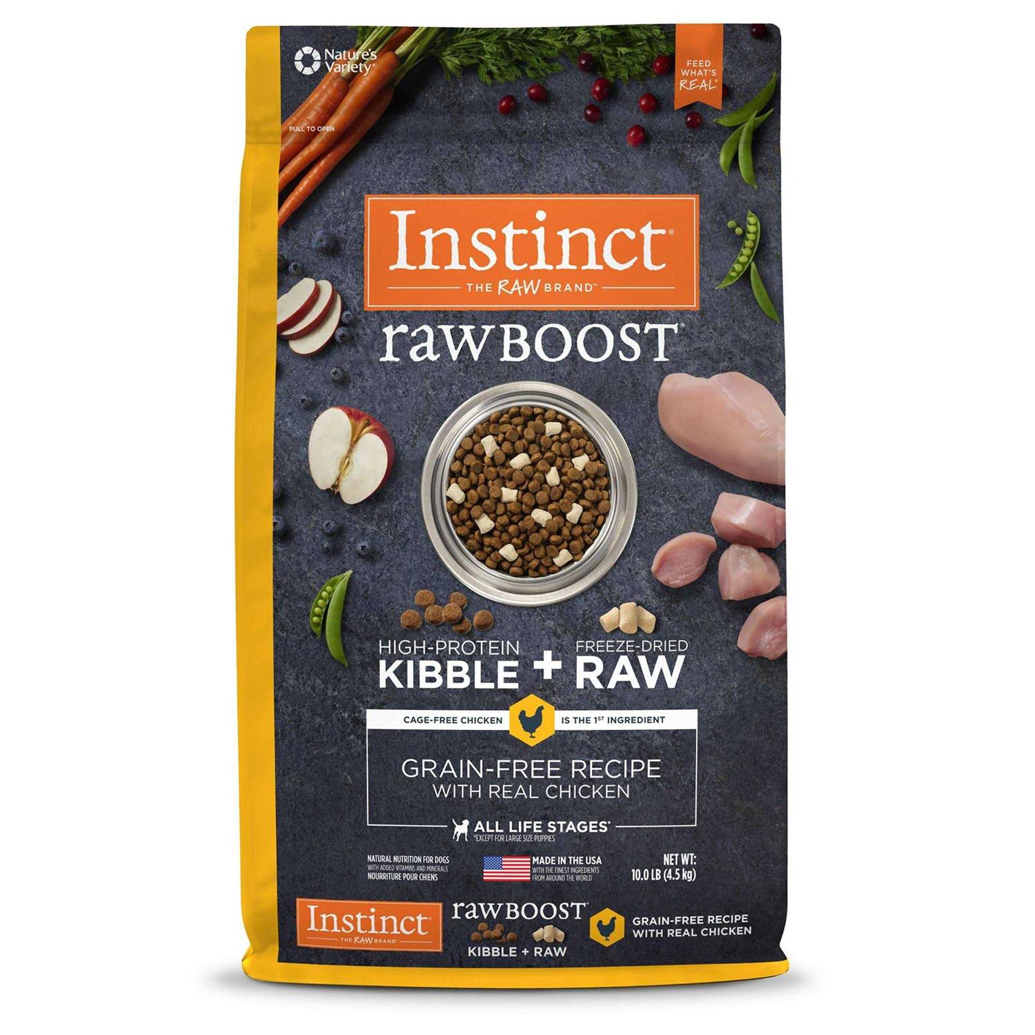 Instinct Raw Boost Grain Free Recipe with Real Chicken Dry Dog Food - Healthber