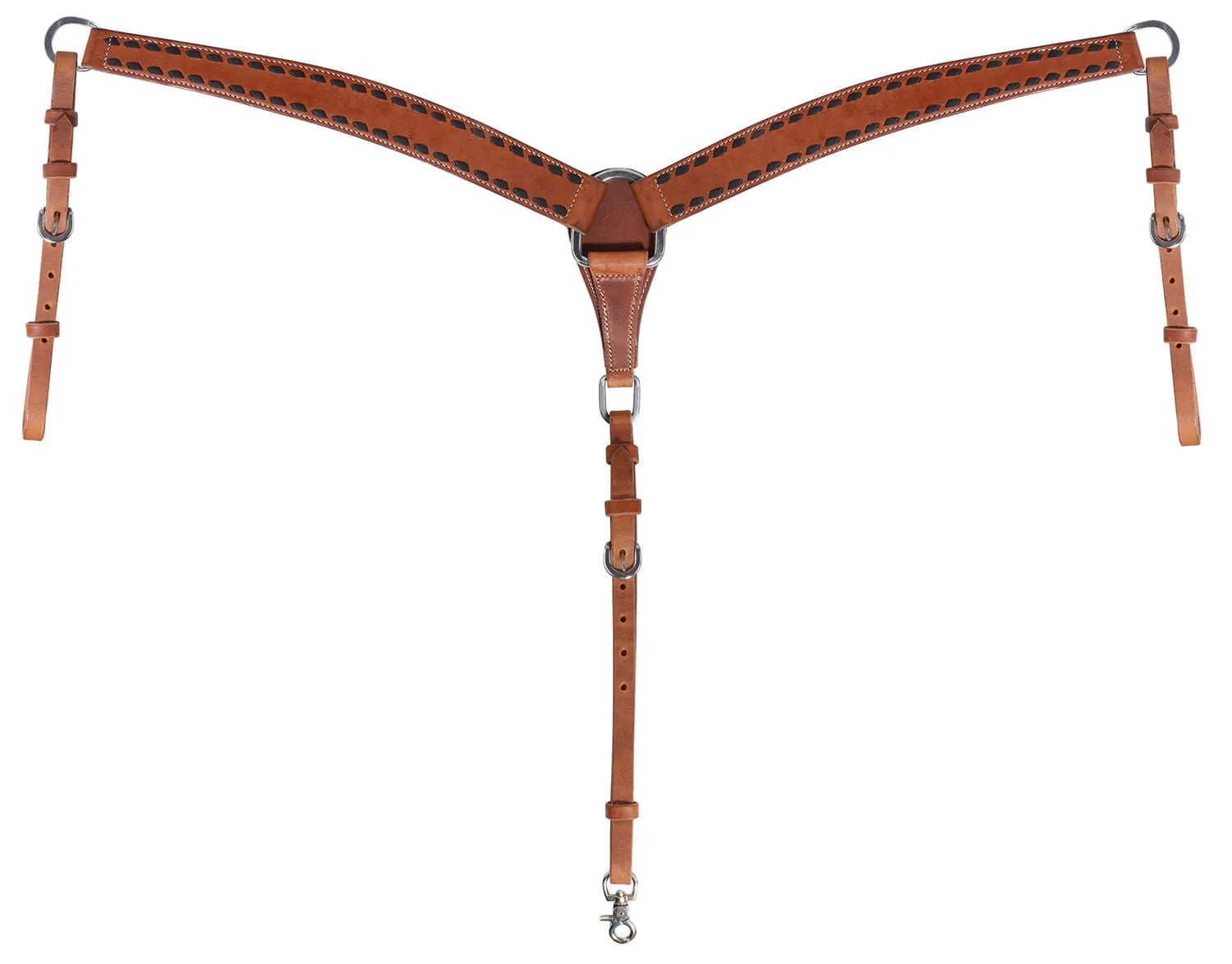 Professional's Choice Buckstitch Harness Leather Breast Collar - Healthber