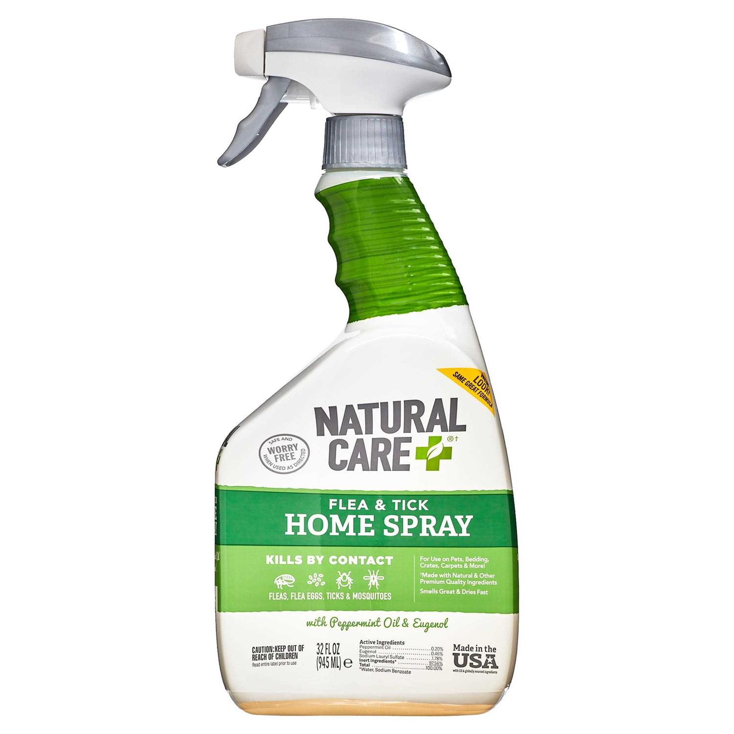 Natural Care Flea and Tick Home Spray for Dogs, Cats and Home - Healthber