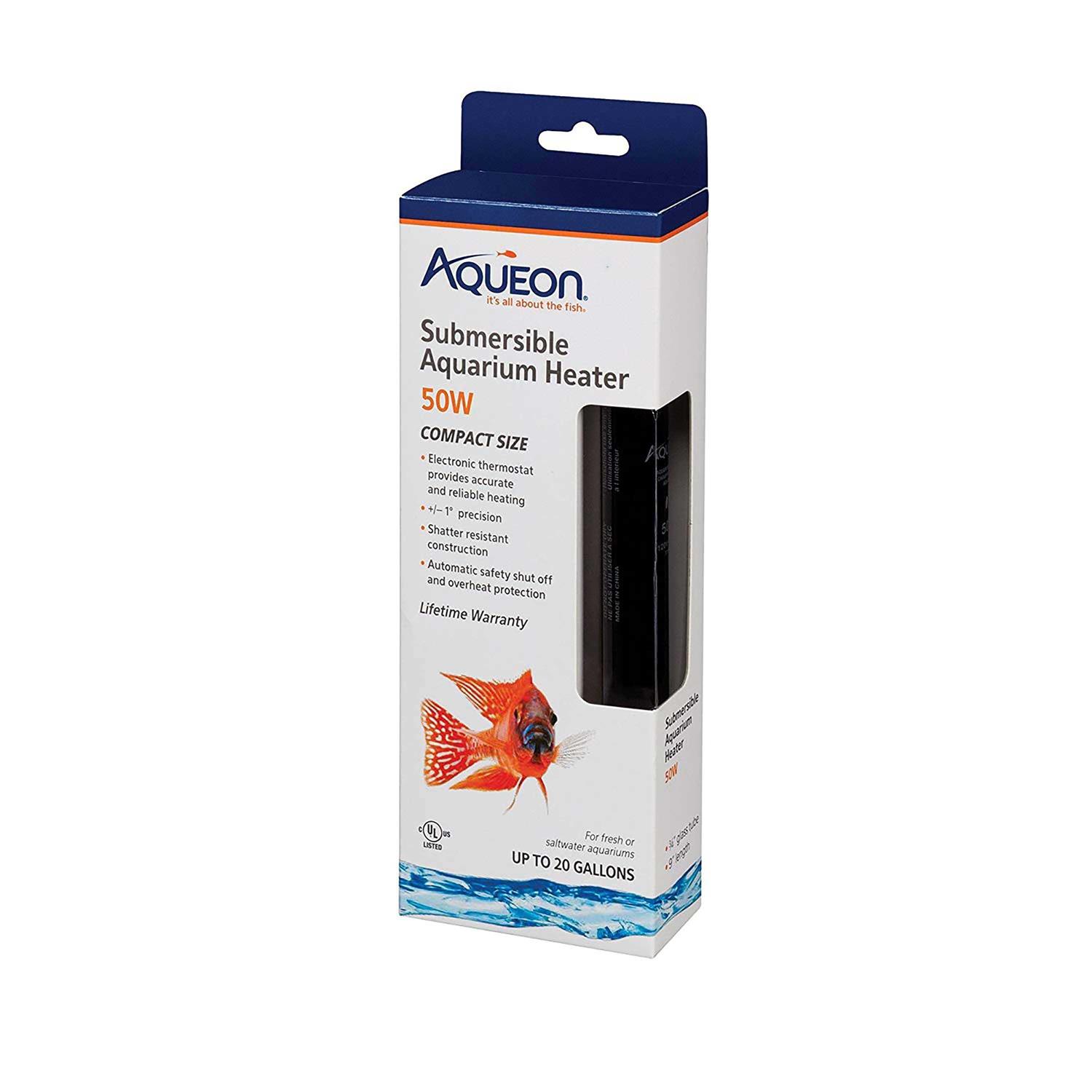 Aqueon Aquarium Heater Submersible 50 - Healthber
