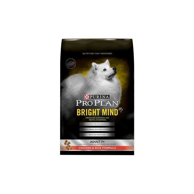 Purina Pro Plan Bright Mind Adult 7+ Chicken & Rice Formula Dry Dog Food - Healthber