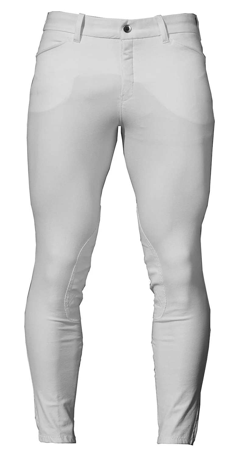 AA Taranto Men's Breeches, White - Healthber