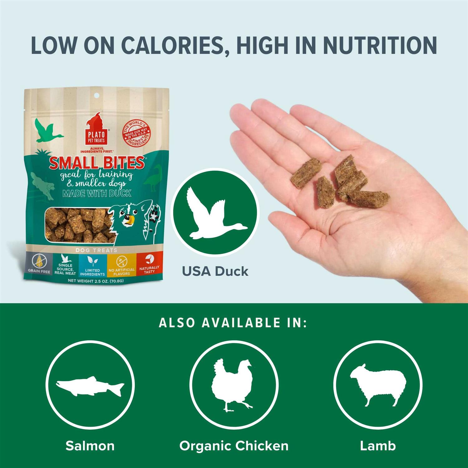 Plato Small Bites Dog Treats - Healthber