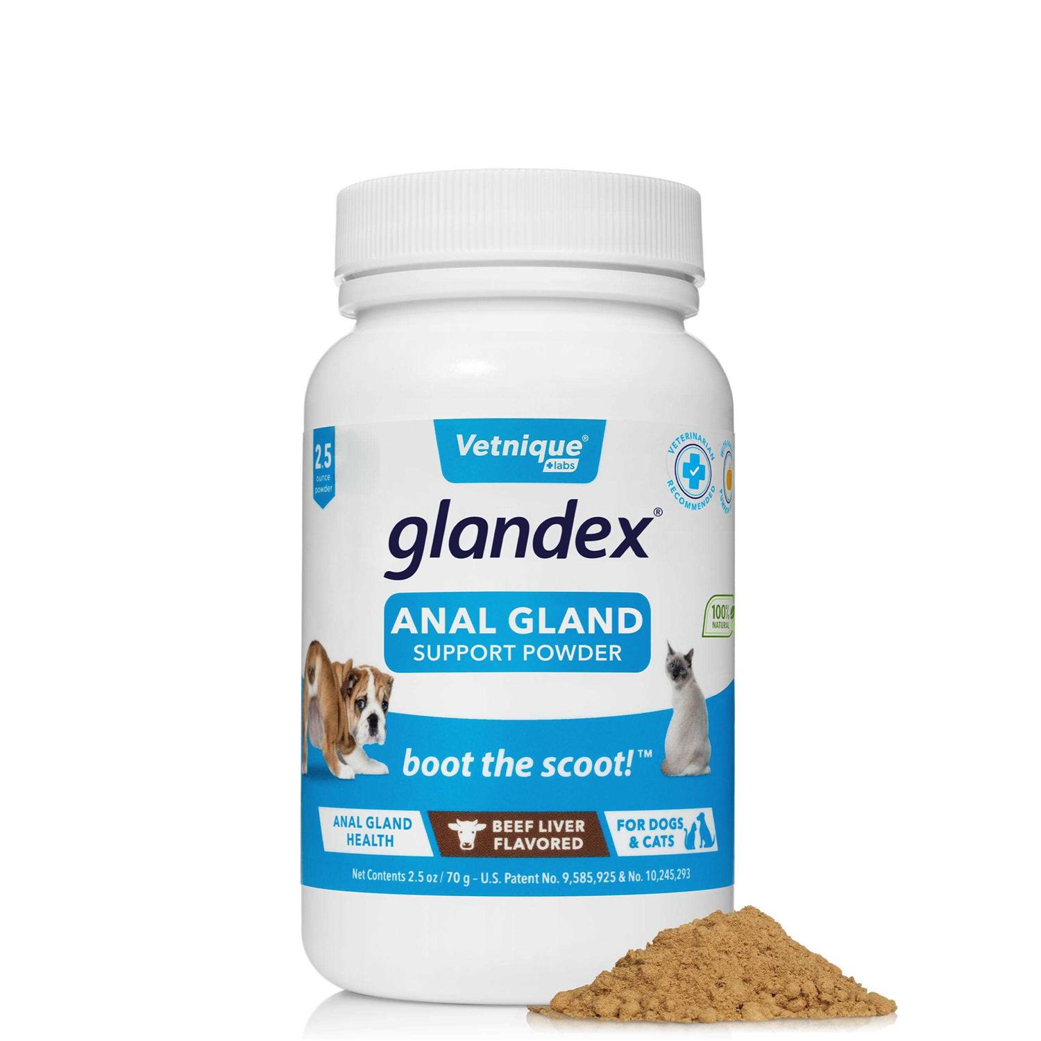 Glandex Anal Gland Support Powder for Dogs & Cats - Healthber