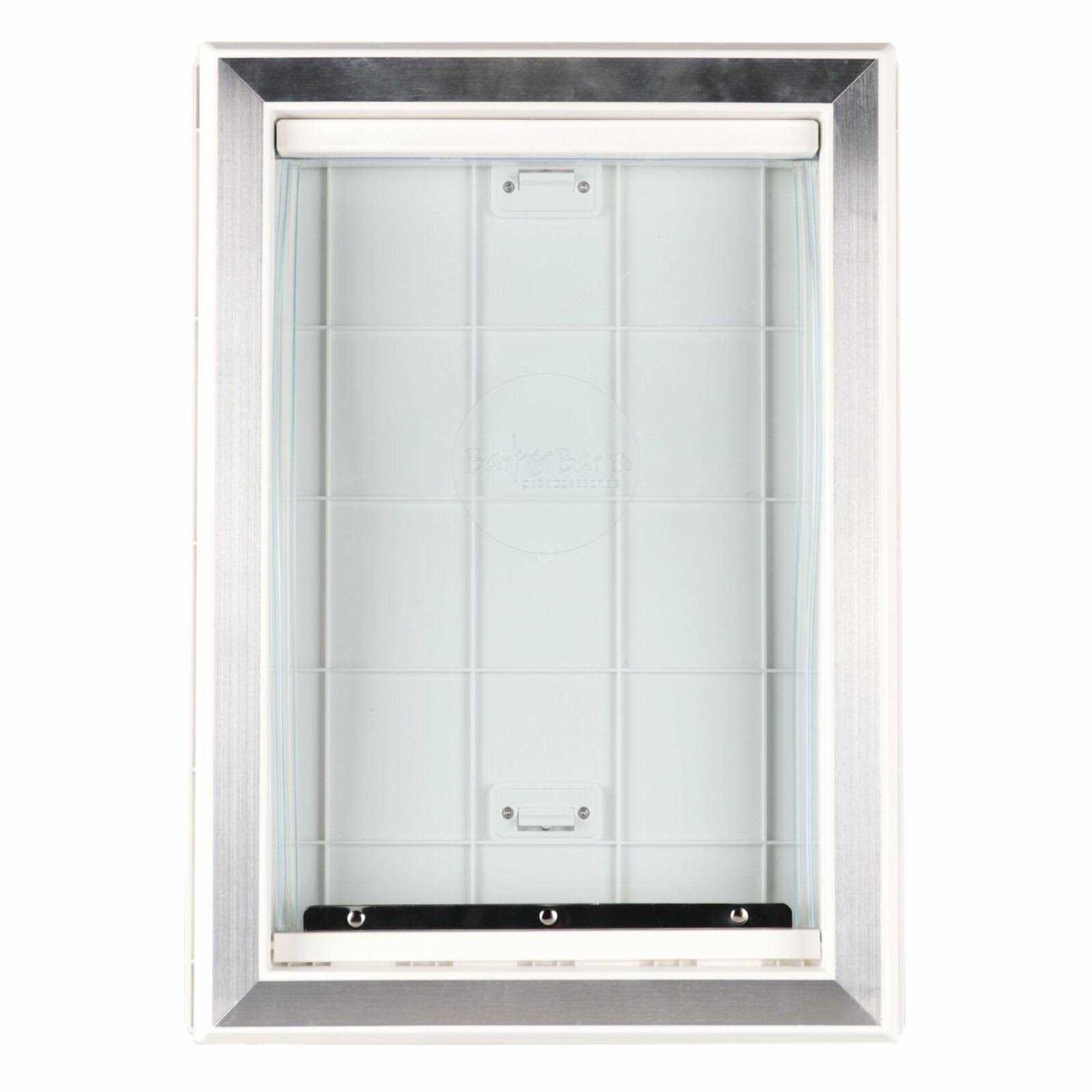 BarksBar Large Plastic Dog Door with Aluminum Lining - Healthber