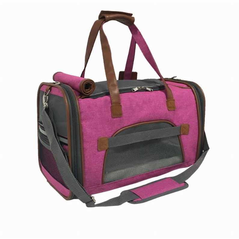 Mr. Peanut’s Airline Approved Soft Sided Pet Carrier Low Profile Gold Series Tote - Healthber