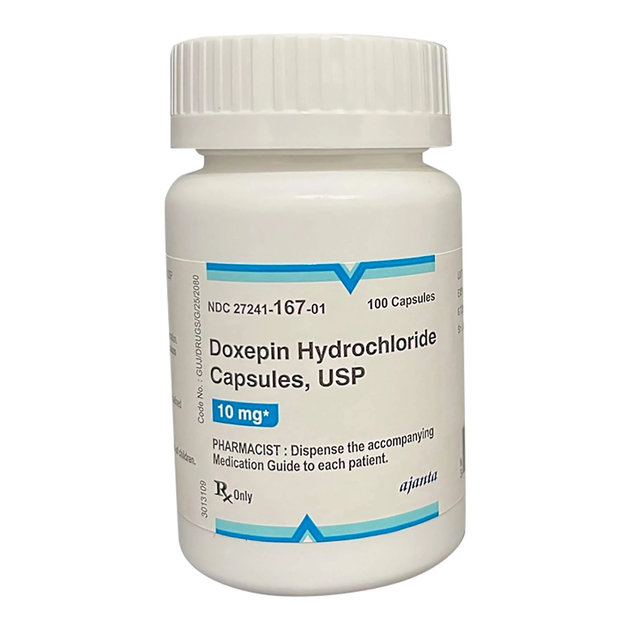 Rx Doxepin (Generic) Capsules for Dogs, 10mg, 100 ct - Healthber