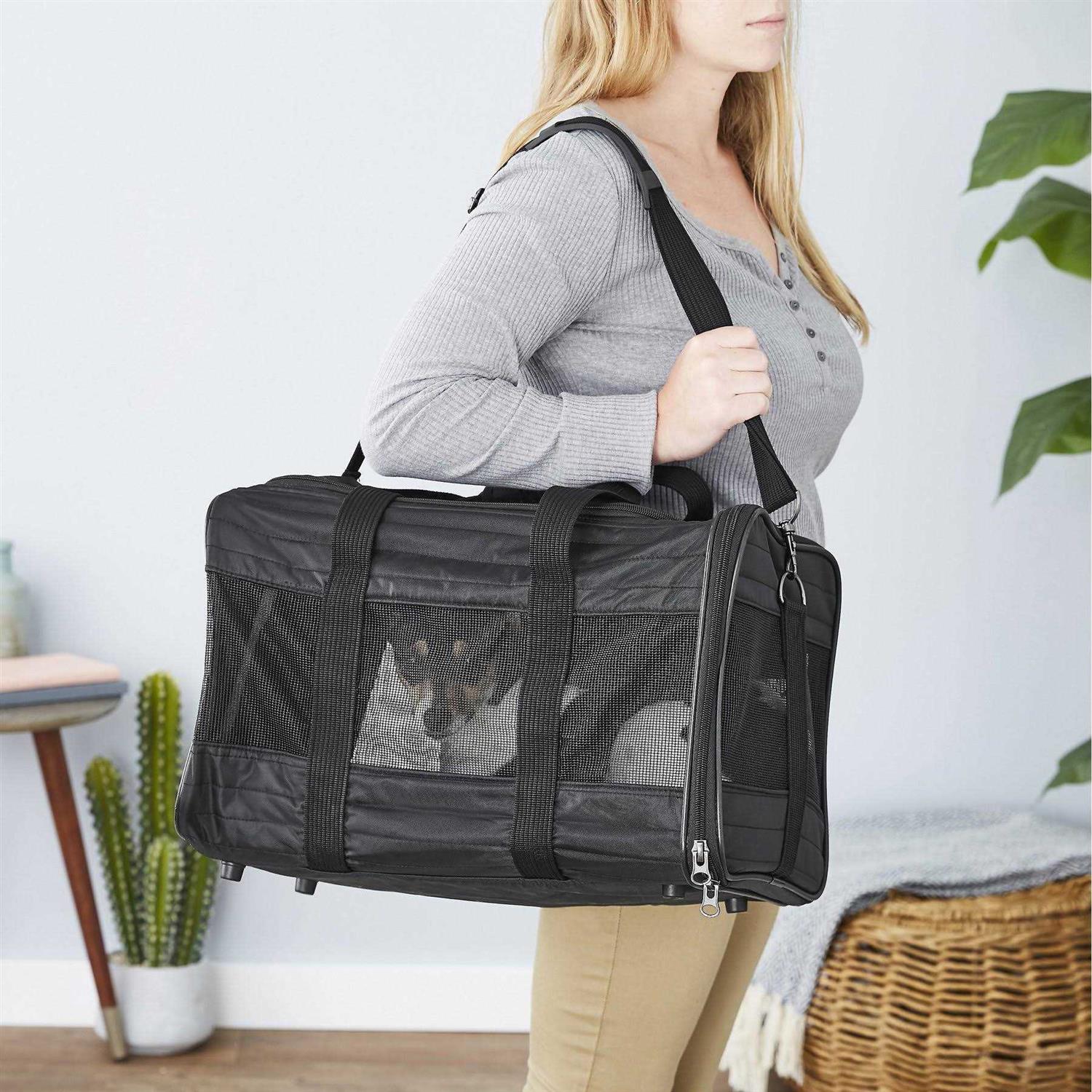 Frisco Premium Travel Dog u0026 Cat Carrier Bag - Healthber