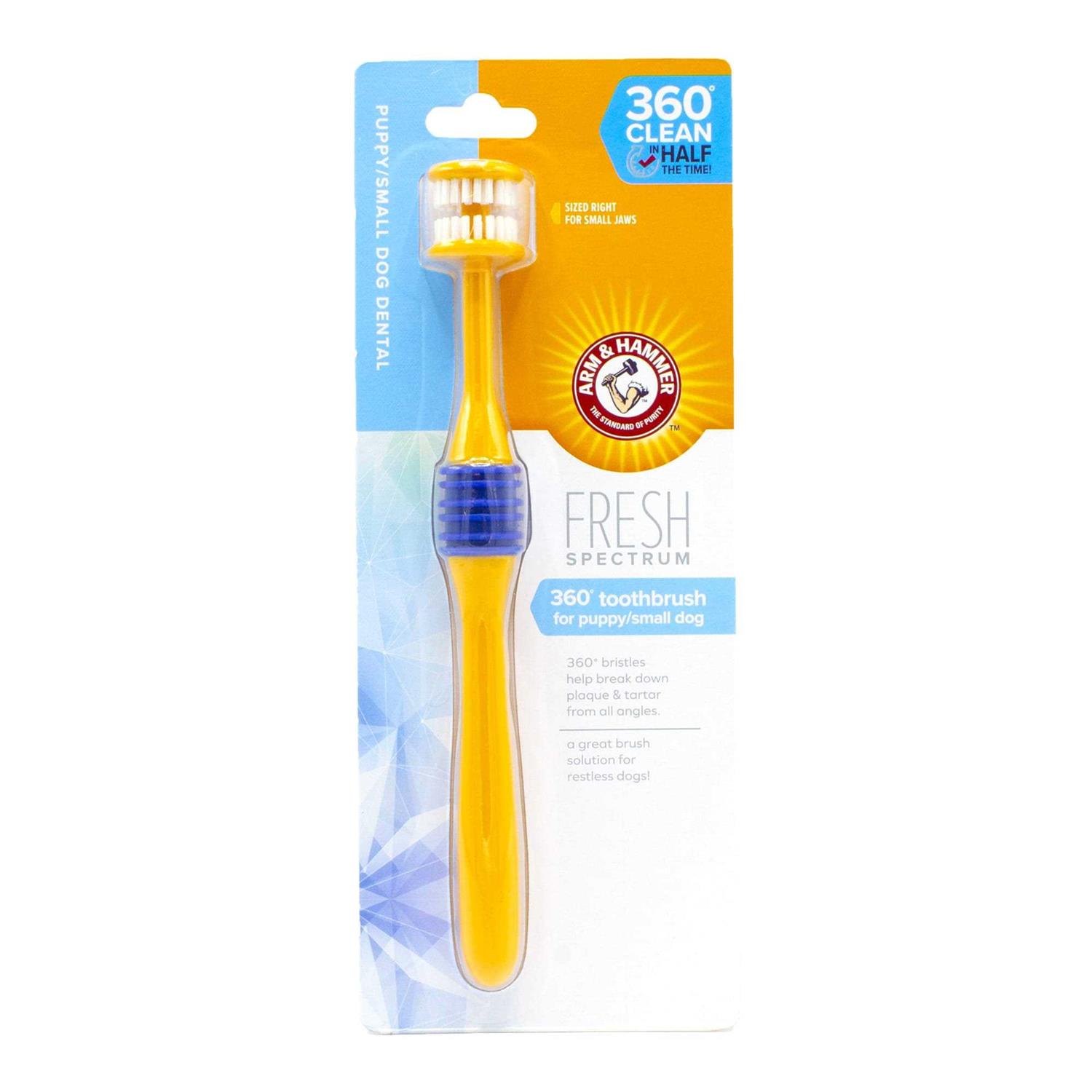 Arm & Hammer Fresh Spectrum 360 Degree Toothbrush for Puppies - Healthber
