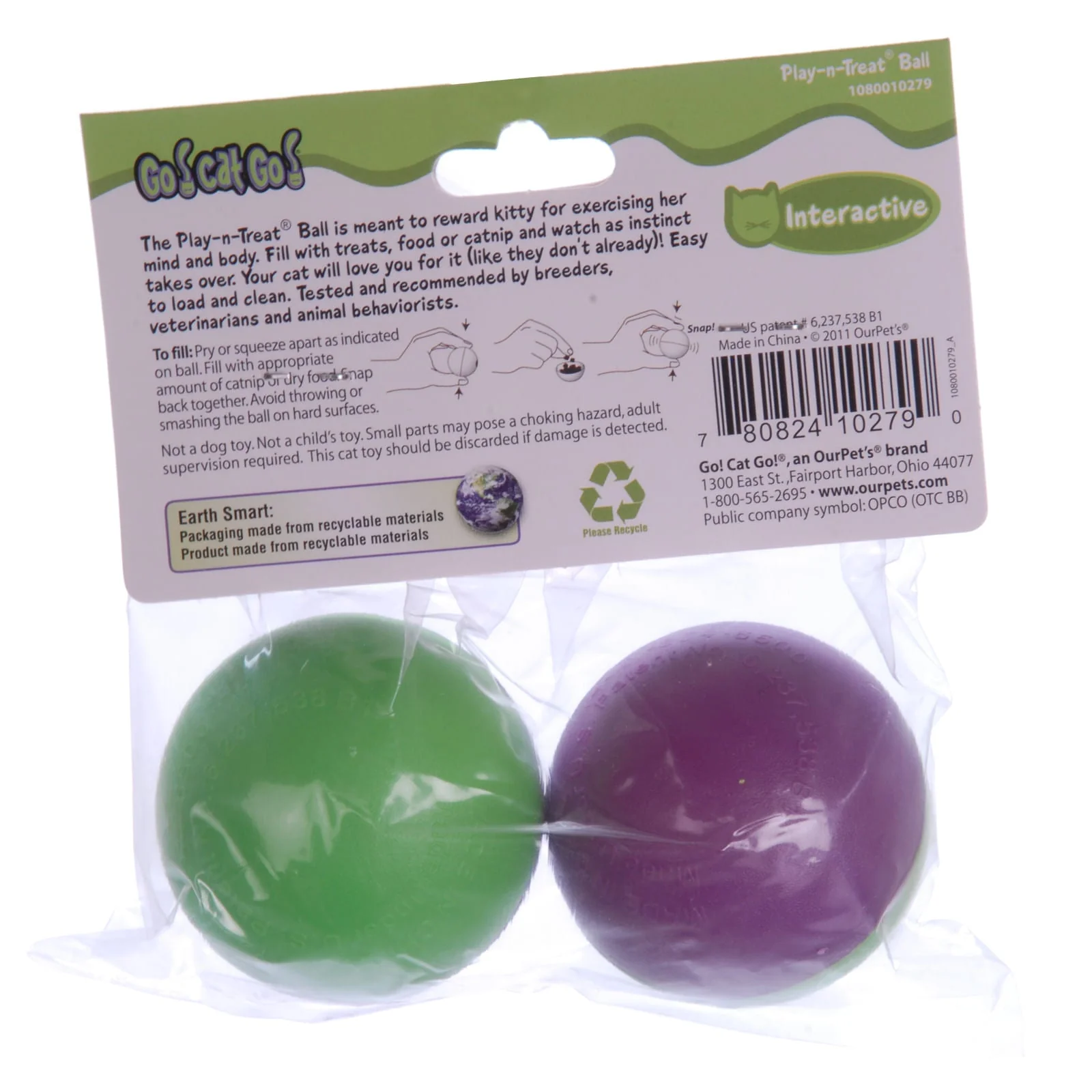 Go! Cat Go! Play-N-Treat Twin Pack - Healthber
