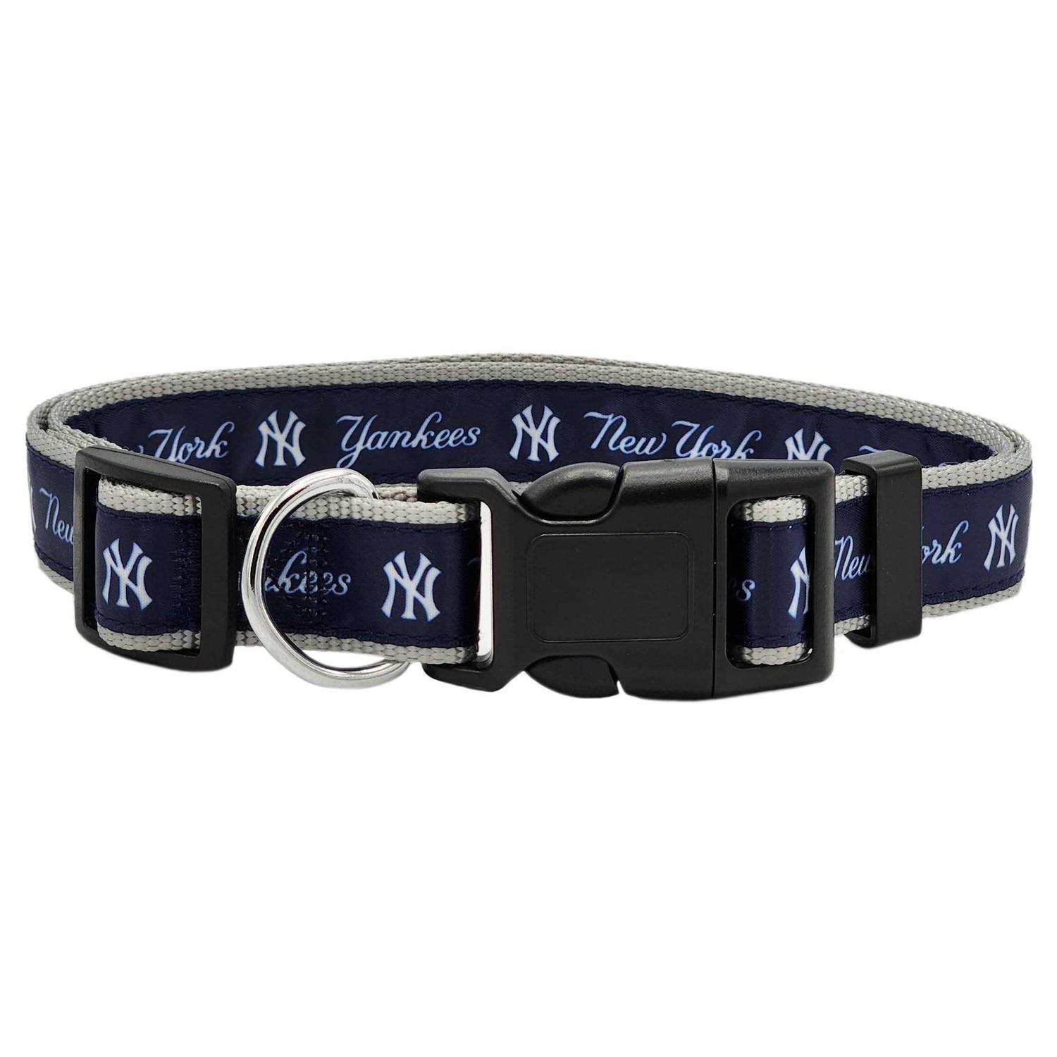 Pets First New York Yankees Dog Collar - Healthber