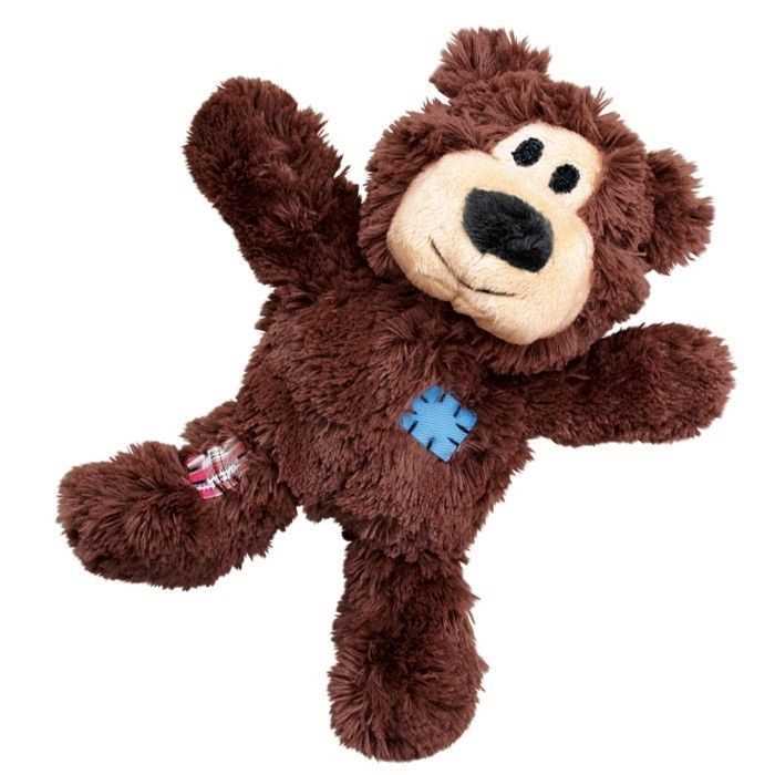 KONG Wild Knots Bear Dog Toy, Color Varies, X-Small - Healthber