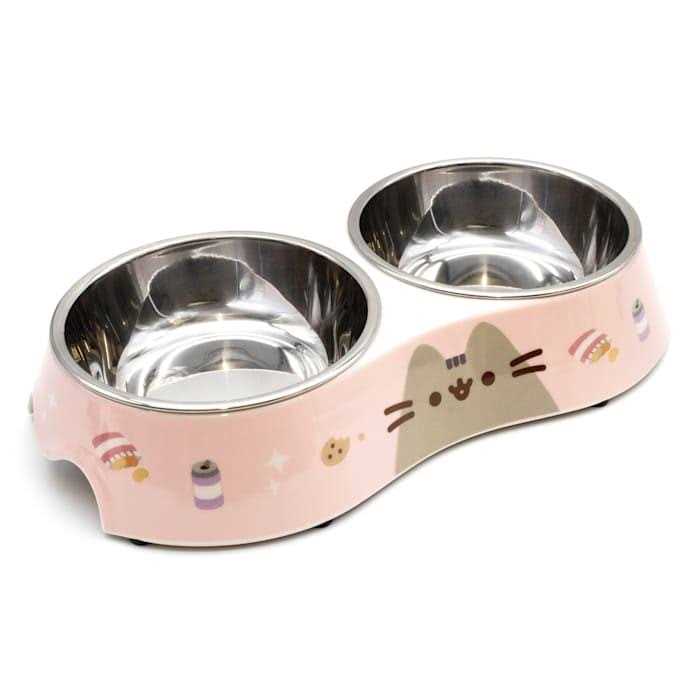 Pusheen Double Diner Bowl for Cats - Healthber