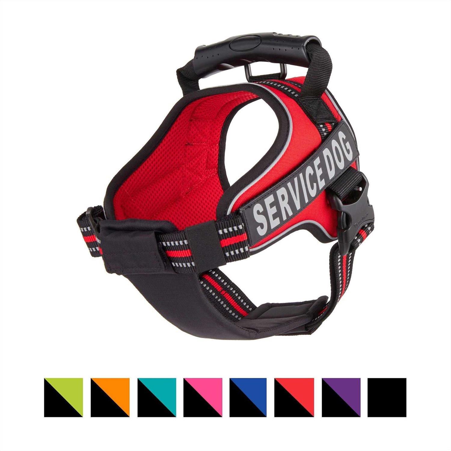Chai’s Choice Premium Service Dog Vest Service Dog Harness with Reflective Service Dog Patches and Sturdy Handle Dogs - Healthber