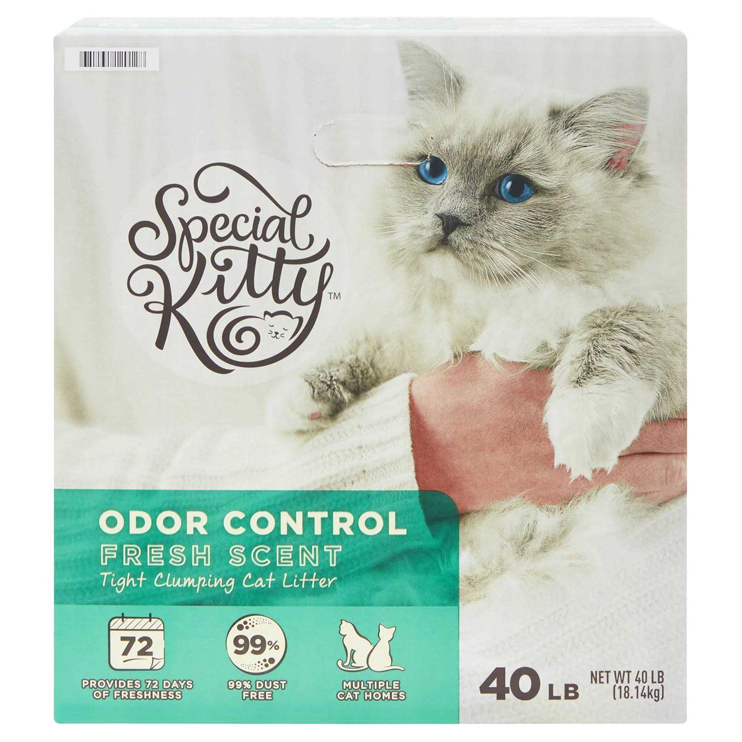 Special Kitty Fresh Scent Scoopable Tight Clumping Cat Litter - Healthber