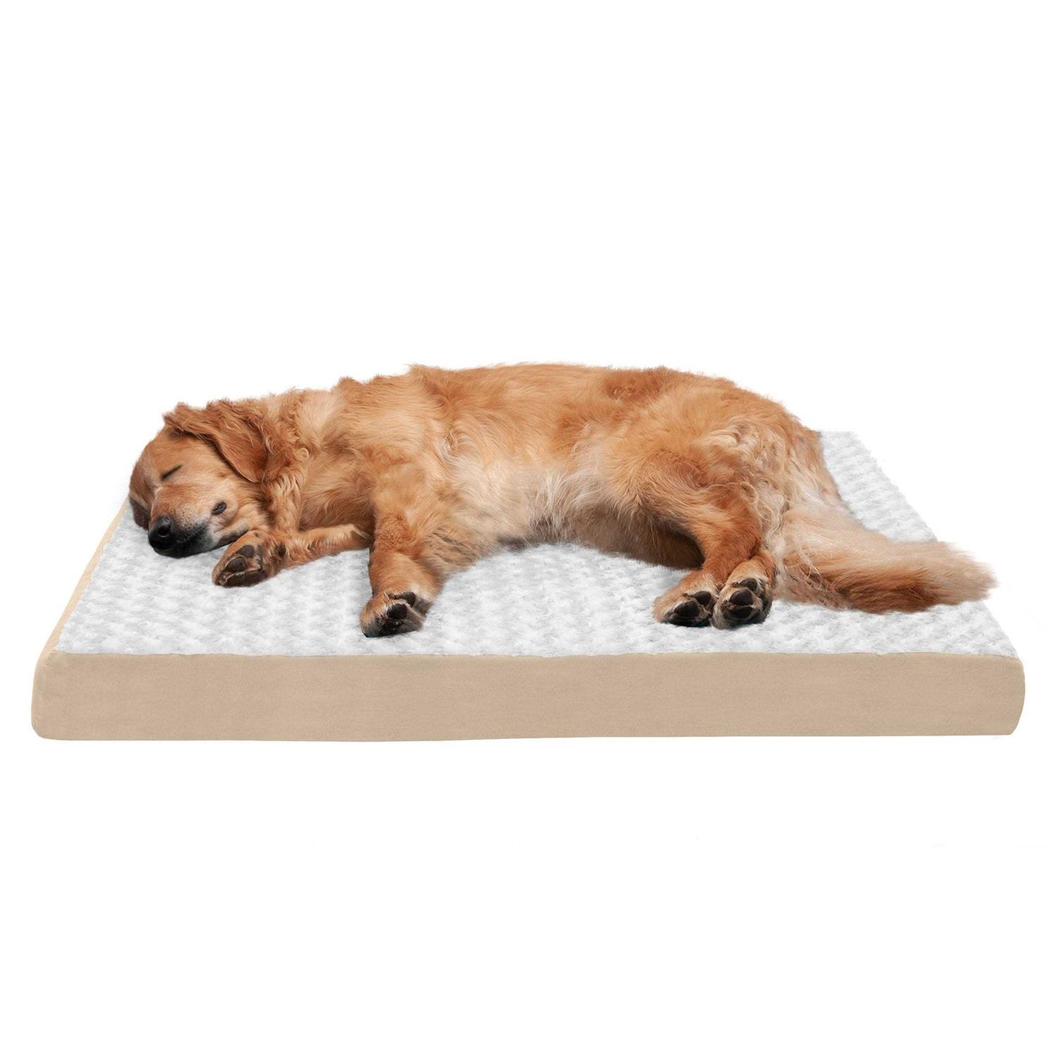 FurHaven Pet Ultra Plush Deluxe Orthopedic Bed - Healthber