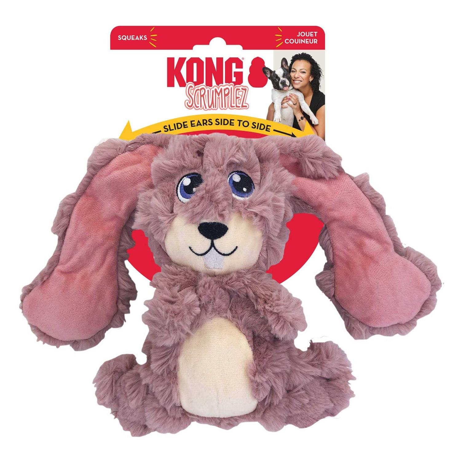 Kong Scrumplez Bunny Dog Toy - Healthber