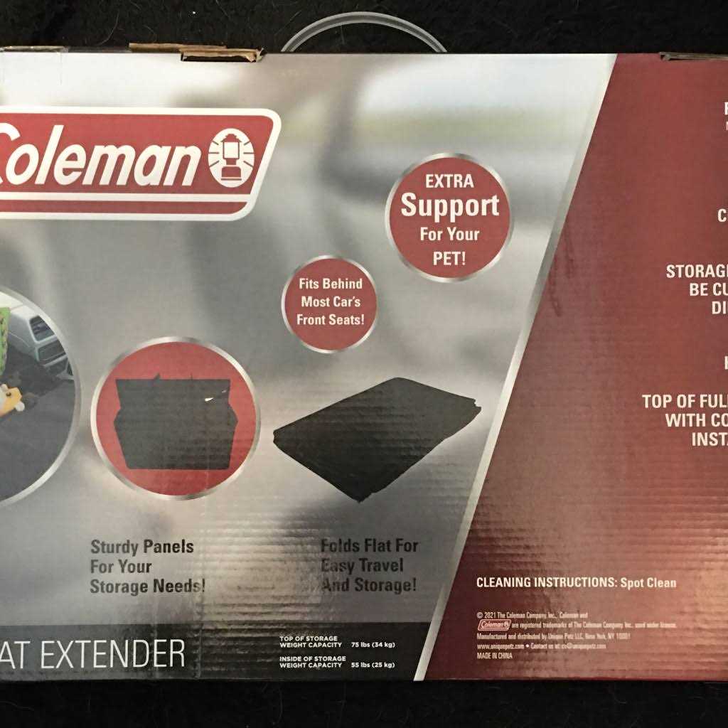 Coleman Dog Seat Storage Extender - Healthber