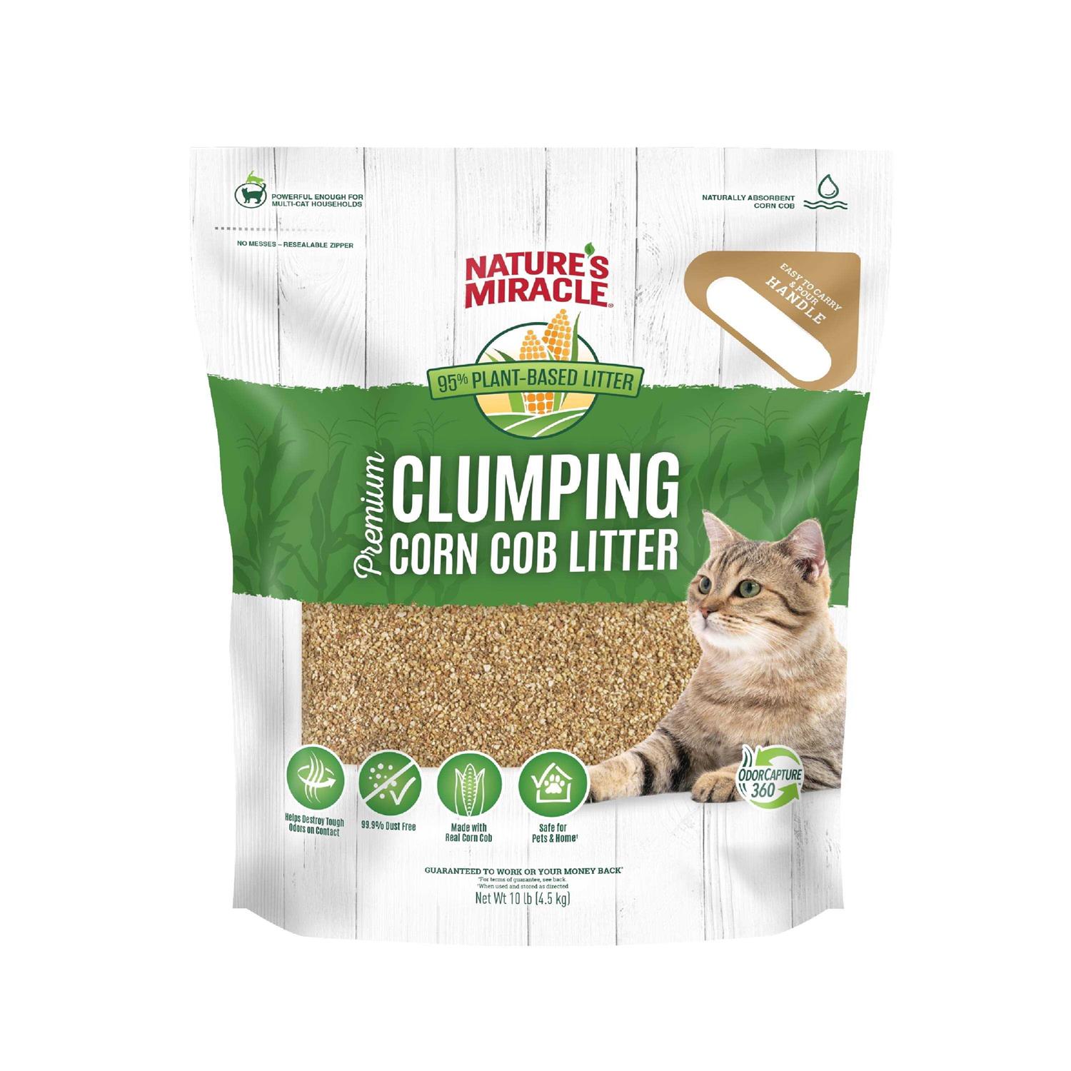 Nature’s Miracle Premium Clumping Corn Cob Litter - Healthber