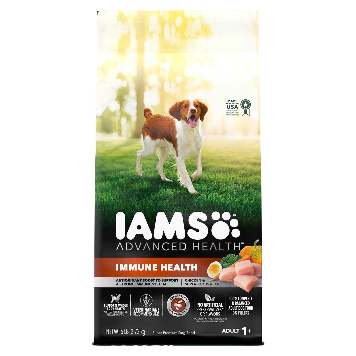 Iams Advanced Immune Health Chicken & Superfoods Adult Dry Dog Food - Healthber