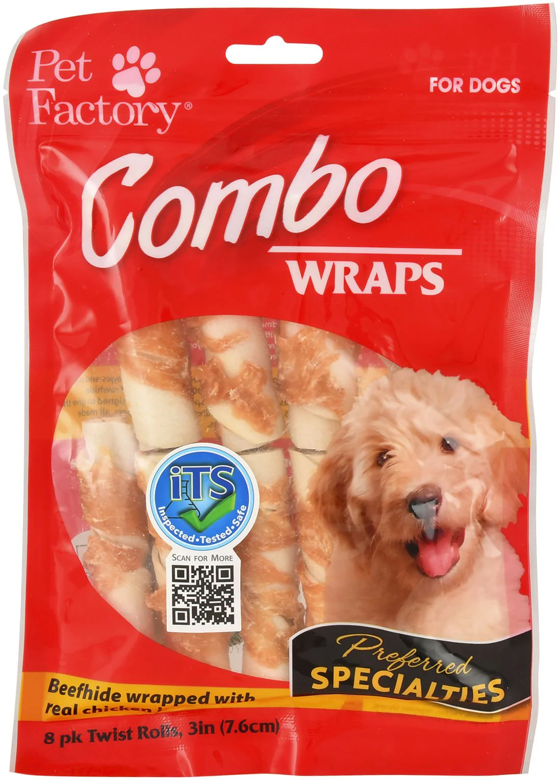 Beefhide with Chicken Combo Wraps Dog Chews - Healthber