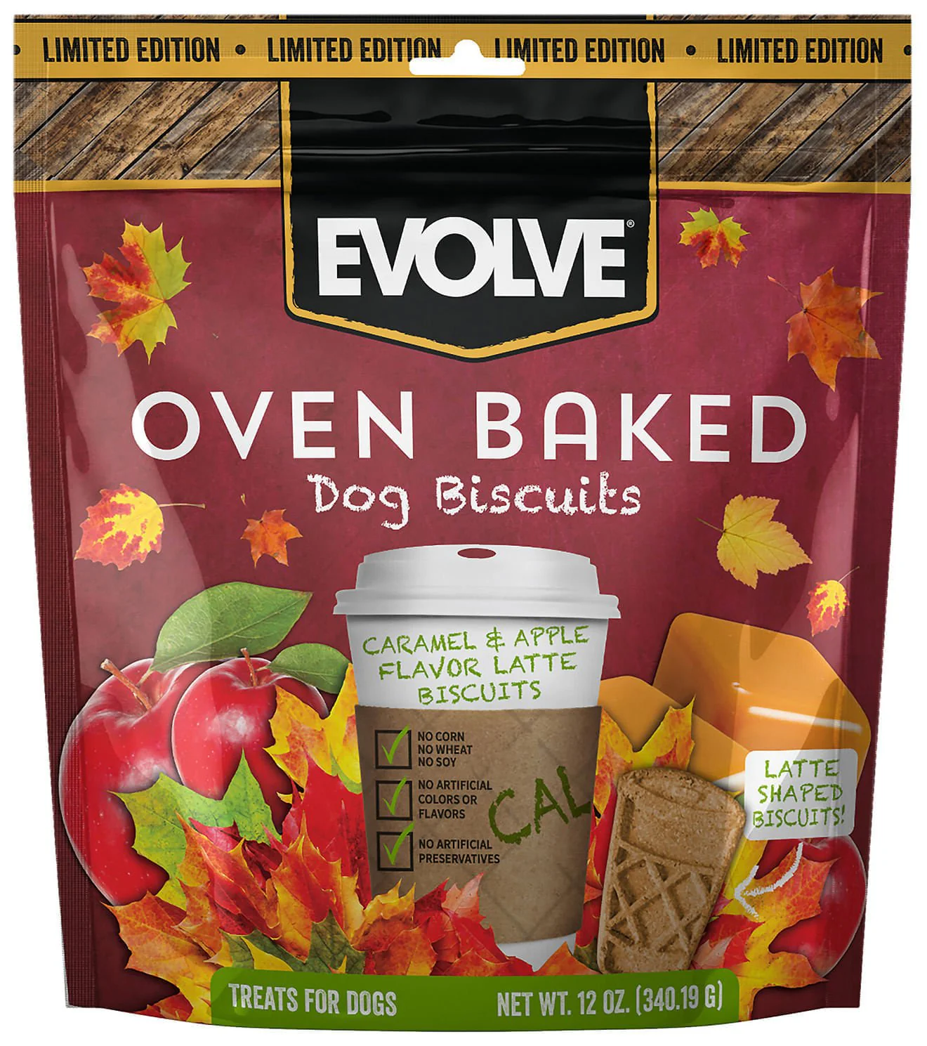 Evolve Oven Baked Caramel Apple Latte Biscuits - Healthber
