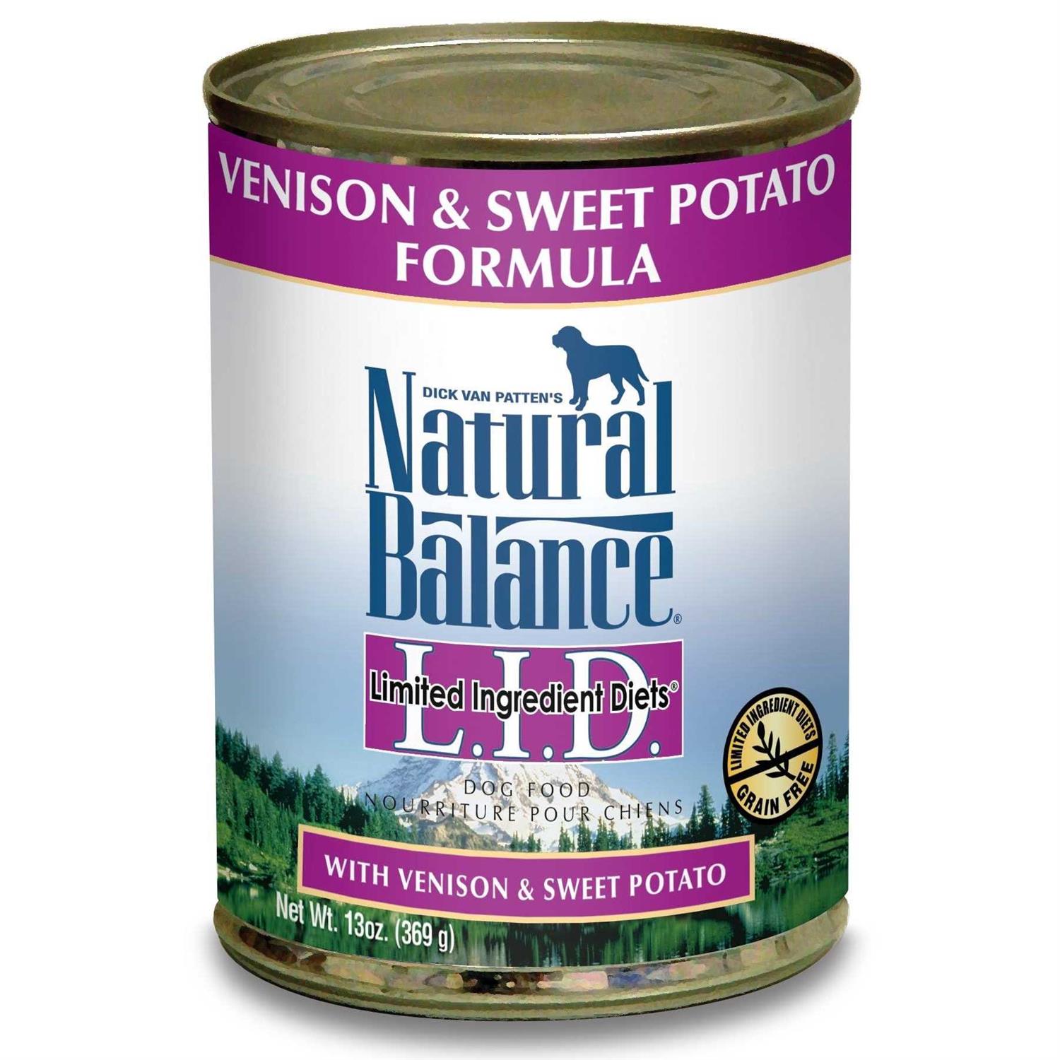 Natural Balance Limited Ingredient Diets Sweet Potato & Venison Wet Canned Dog Food - Healthber