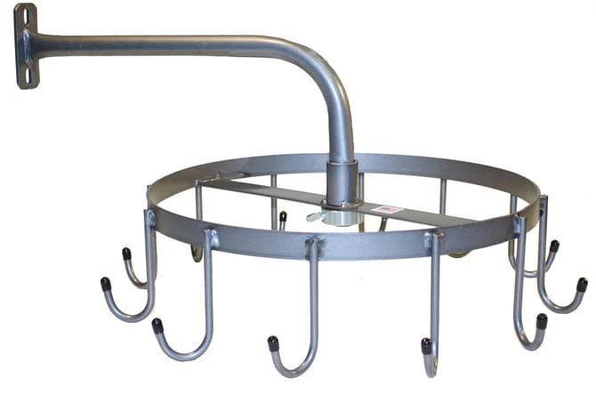Rotary 12 Hook Wall Mount Bridle Rack - Healthber