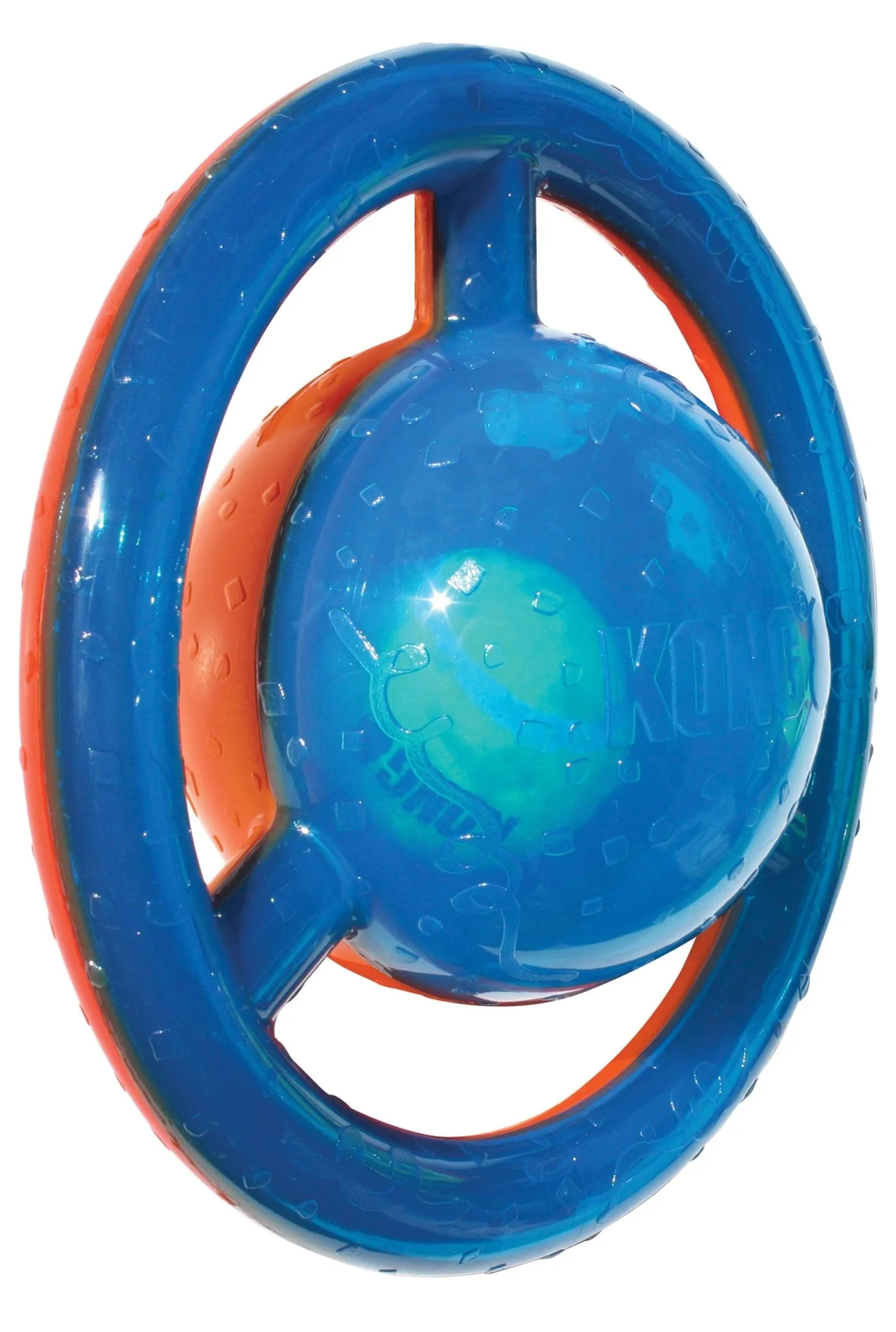 KONG Jumbler Disc Squeaker Dog Toy - Healthber