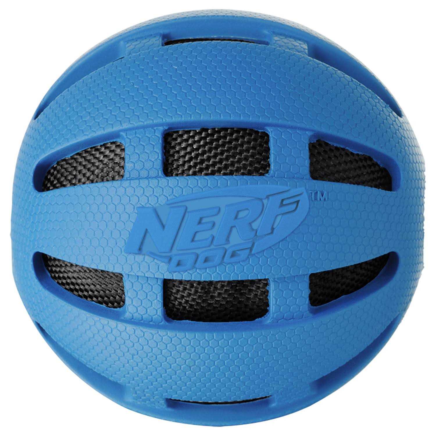 Nerf Checker Crunch Ball Dog Toy - Healthber