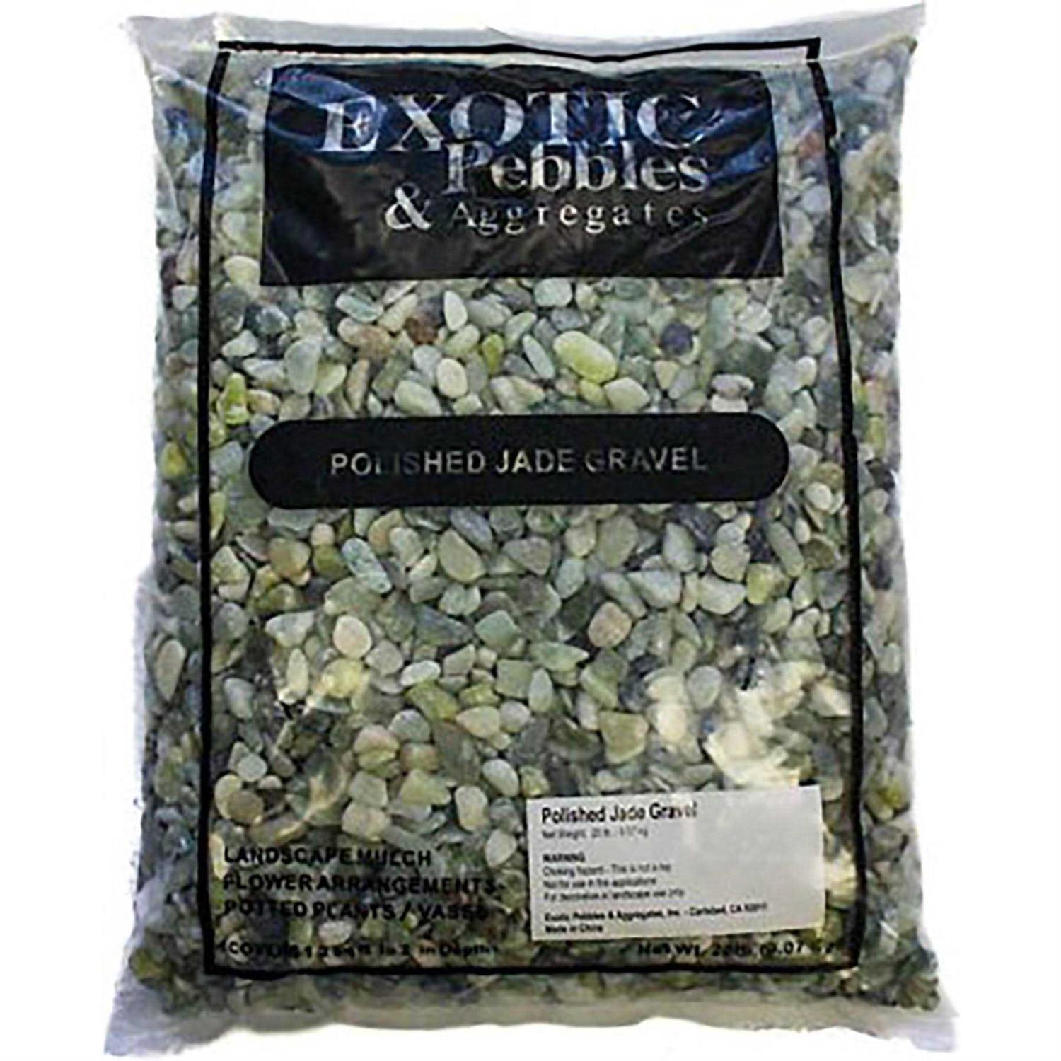 Exotic Pebbles Polished Jade Reptile & Terrarium Gravel - Healthber