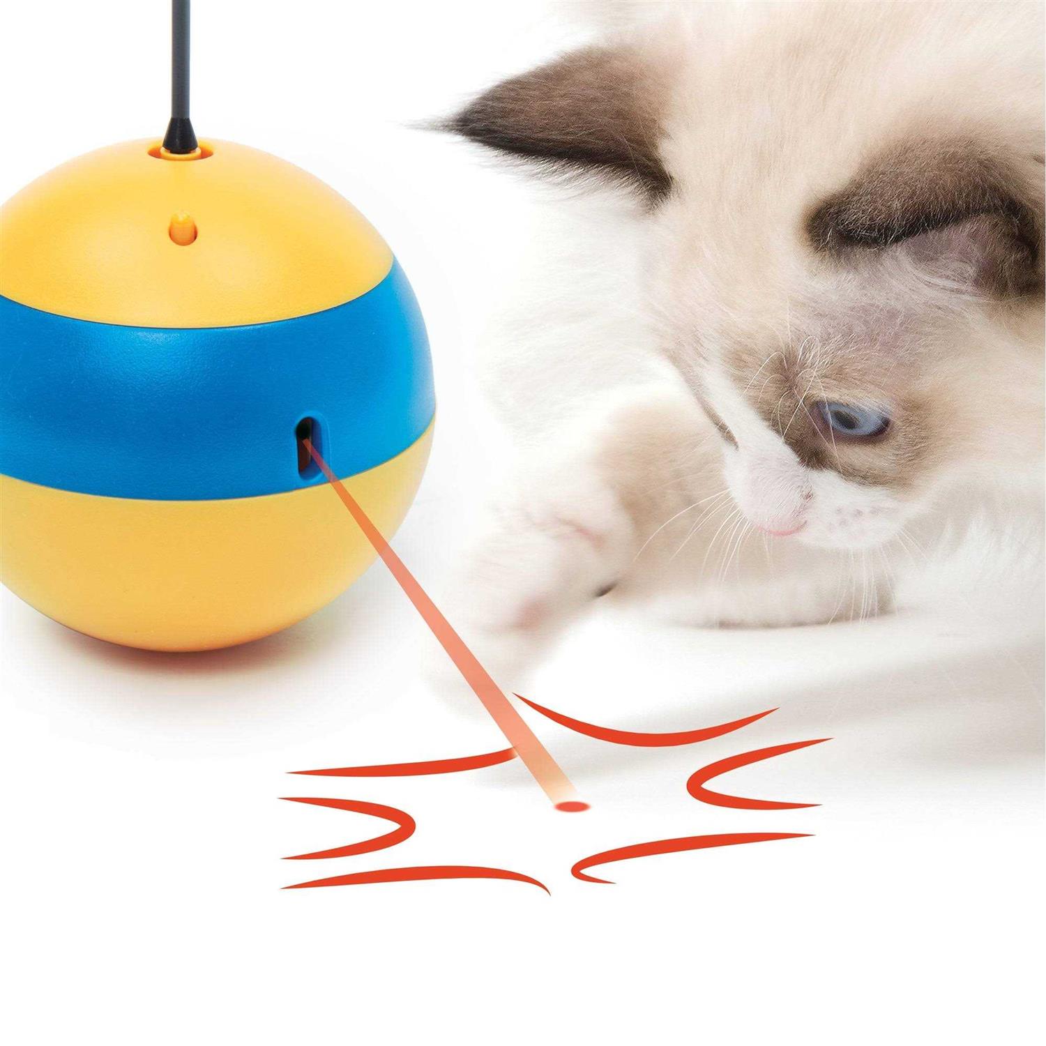 Catit Play Spinning Bee Interactive Cat Toy - Healthber