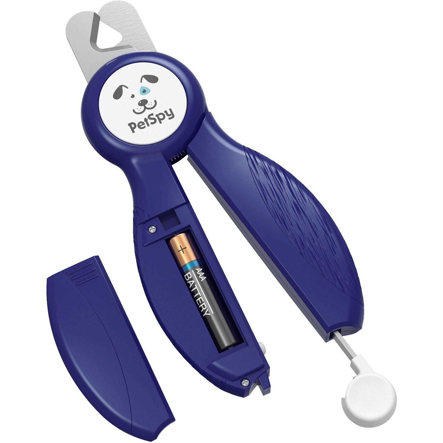 PetSpy Newest Dog Nail Clippers with LED Guide Light Professional Claw Care Pet Nail Clipper & Trimmer with Nail File - Healthber