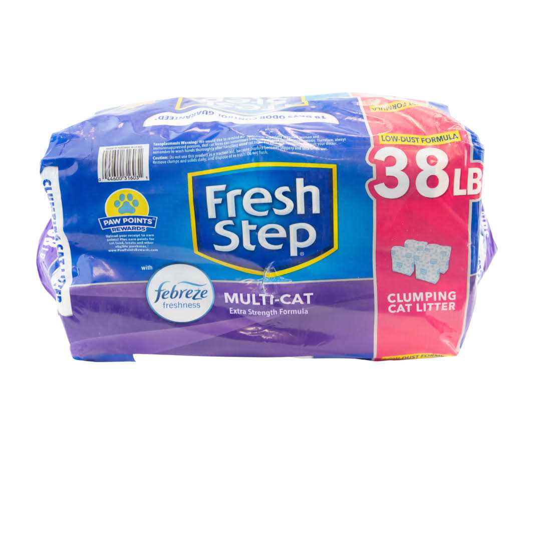 Fresh Step Multi-Cat Scented Litter Febreze - Healthber