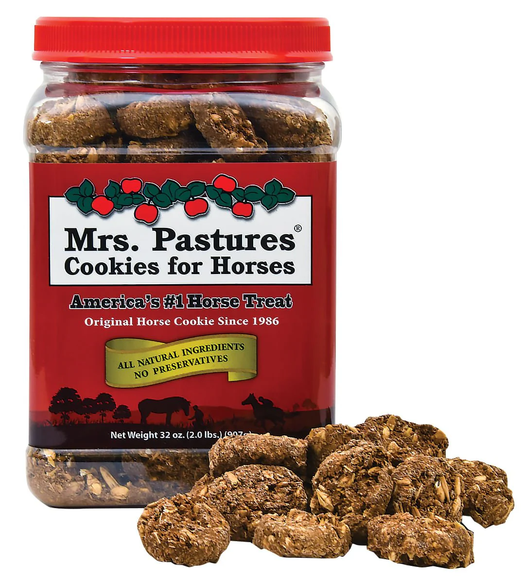 Mrs. Pastures Horse Cookies Horse Treats - Healthber