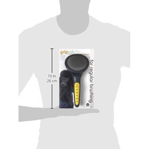JW Gripsoft Slicker Brush Soft Pin - Healthber