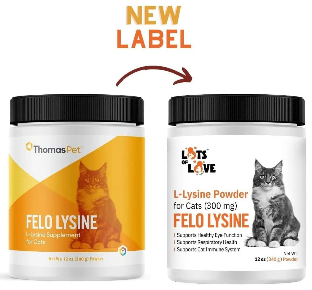 Lots of Love Fel O Lysine Powder for Cats - Healthber
