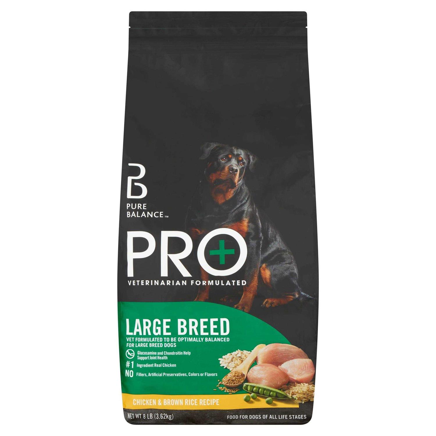 Pure Balance Pro+ Large Breed Chicken & Brown Rice Recipe Dry Dog Food - Healthber