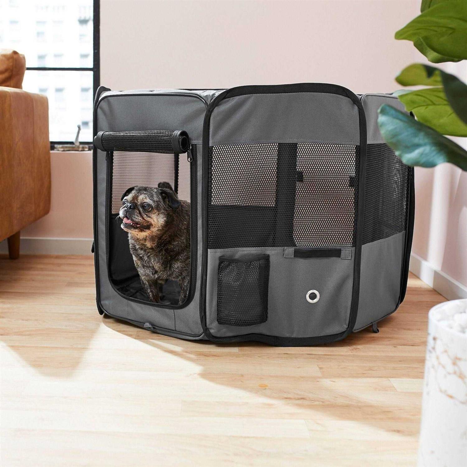 Frisco Soft-Sided Dog Cat Exercise Playpen - Healthber