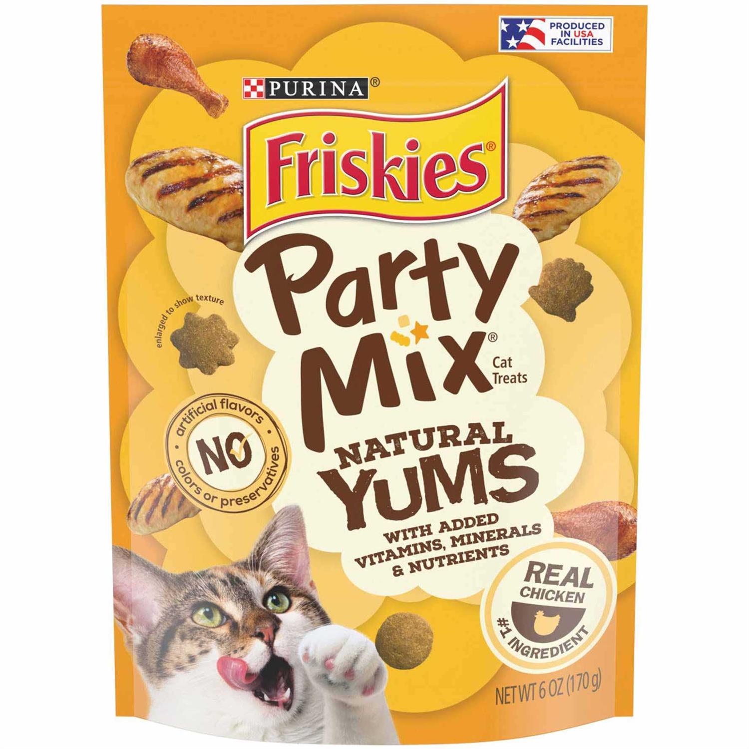 Friskies Cat Treats Natural Party Mix - Healthber