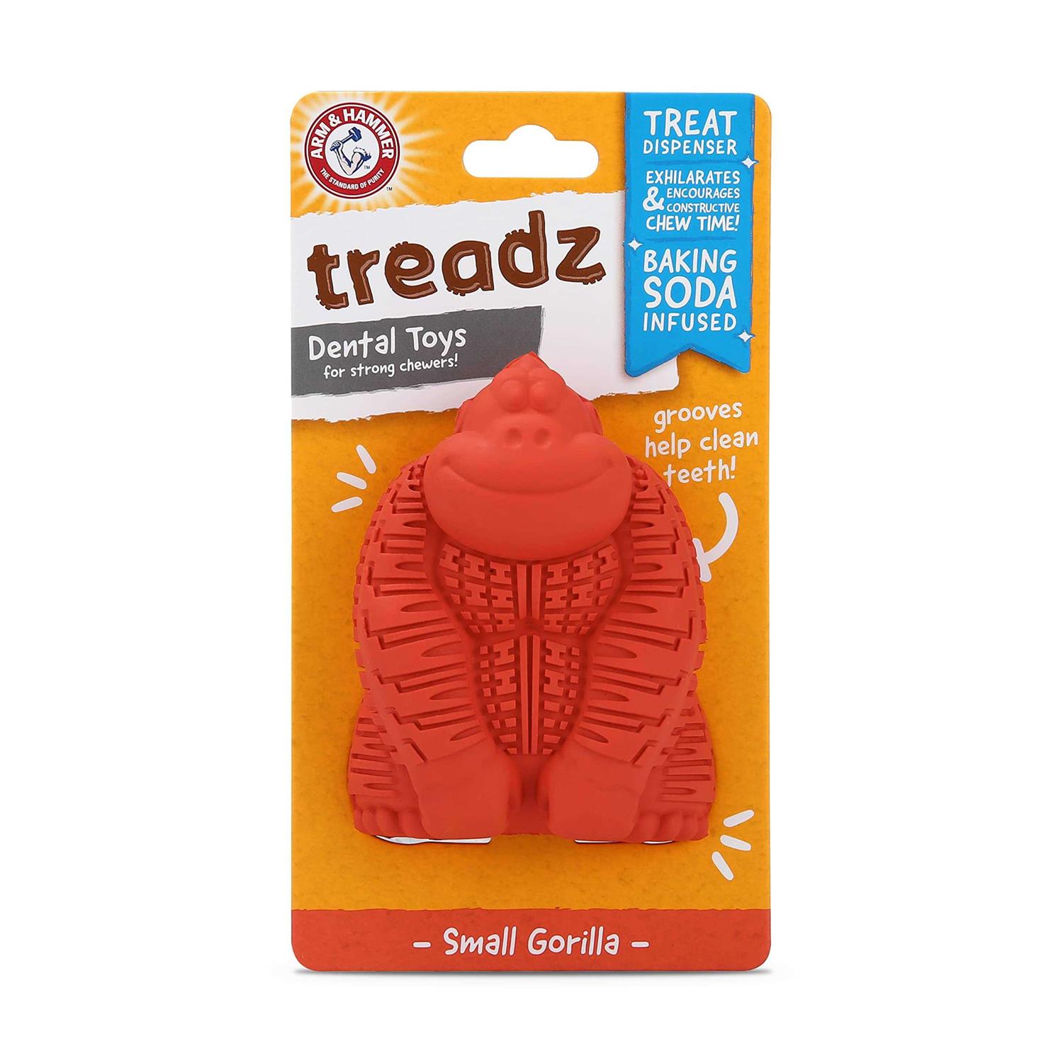 Arm & Hammer Treadz Gorilla Dental Dog Toy - Healthber