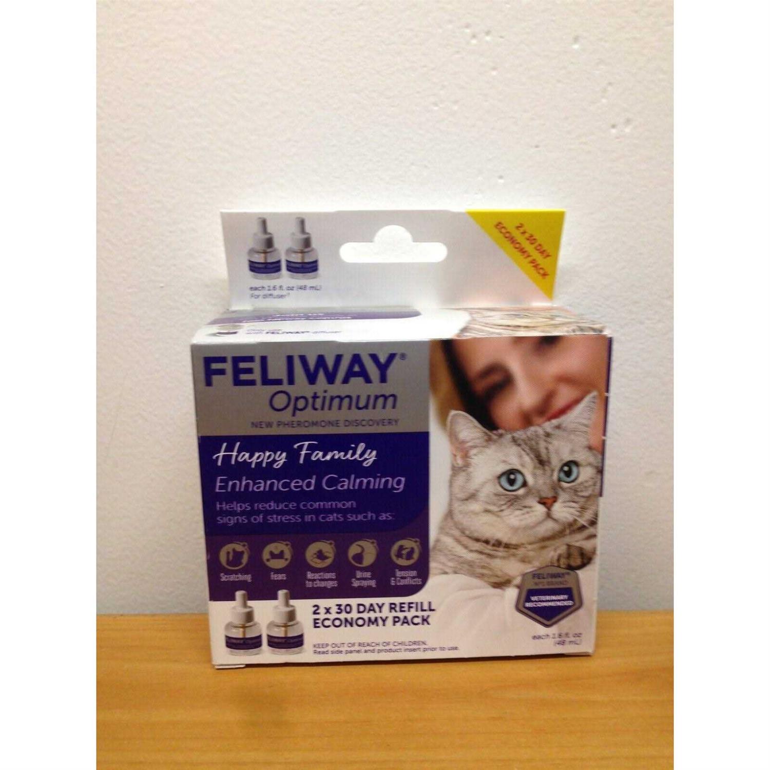 Feliway Optimum Enhanced Calming Refill 48mL - Healthber
