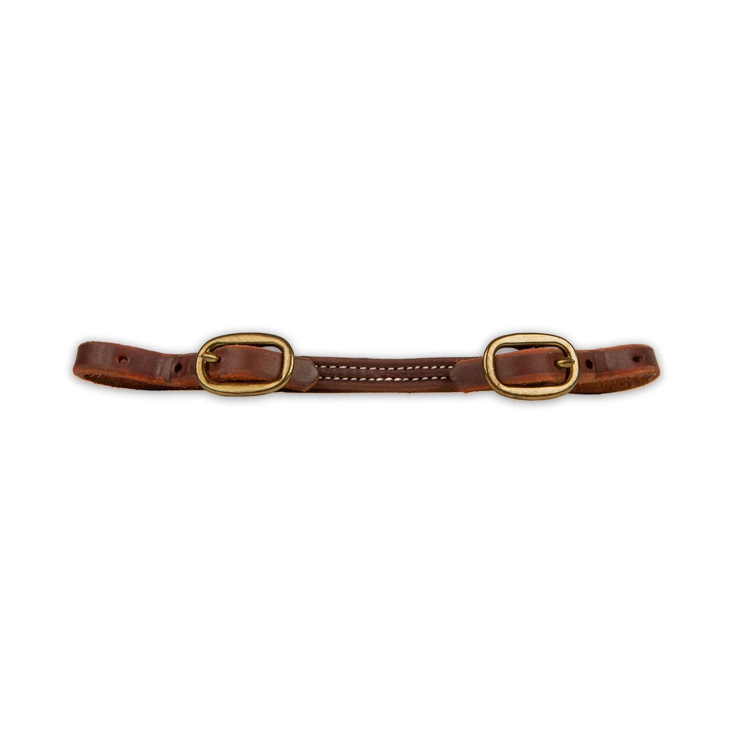 Poplar Head Premium Oiled Doubled and Stitched Harness Leather Curb Strap - Healthber