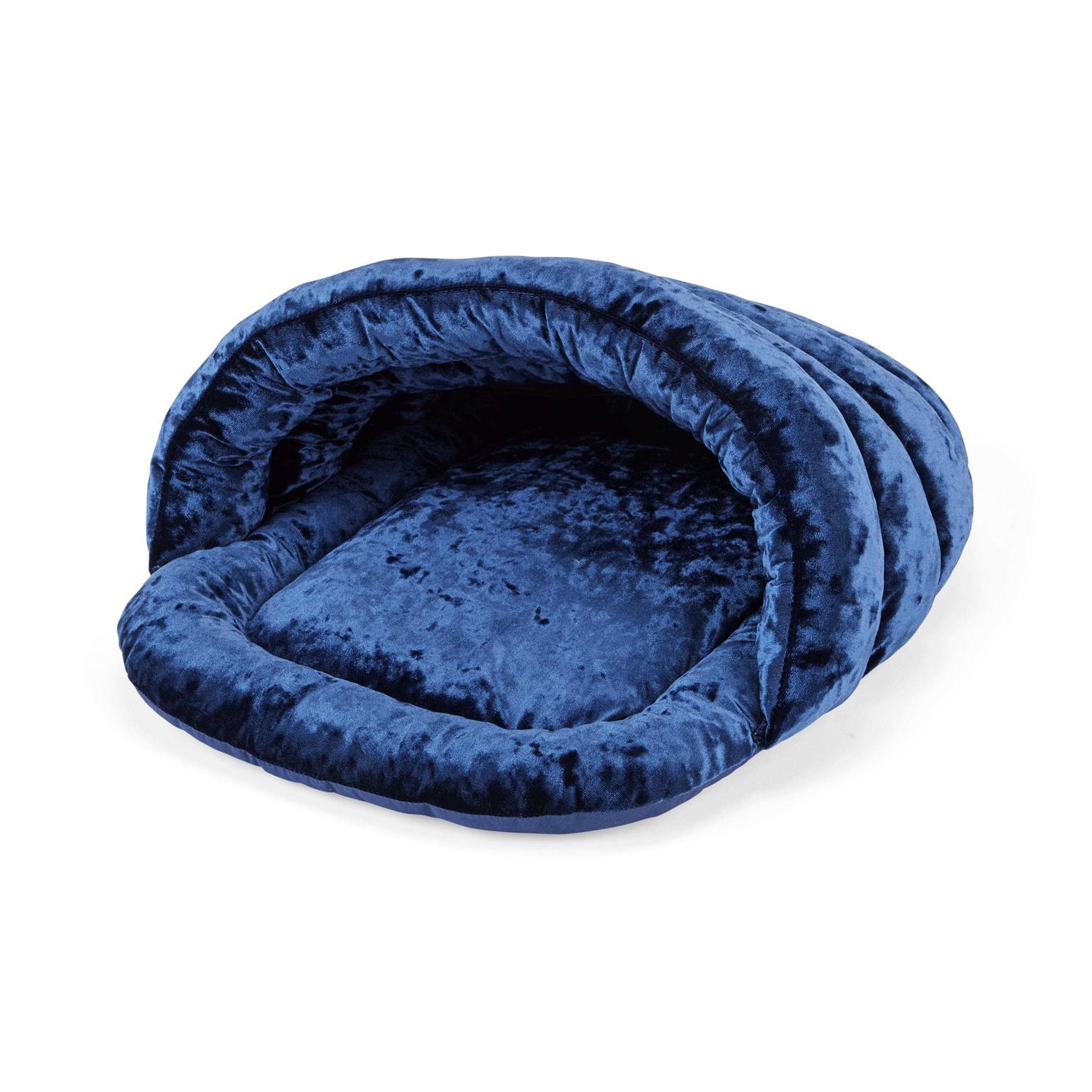 EveryYay Snooze Fest Midnight Blue Play Cave Cat Bed - Healthber
