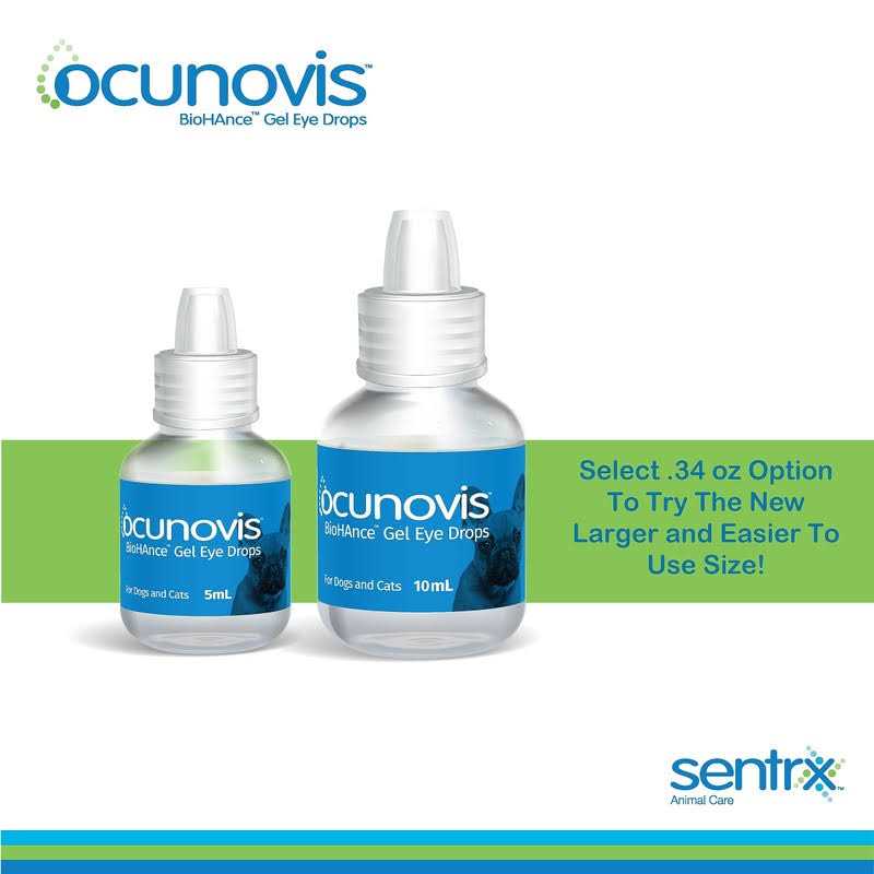 Ocunovis BioHAnce Gel Eye Drops for Dogs and Cats - Healthber