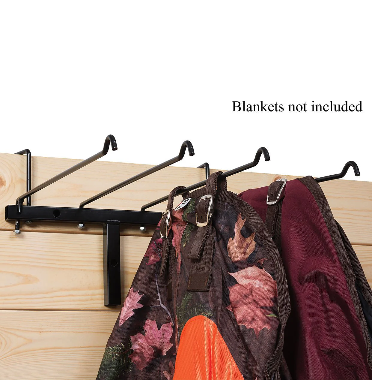 Portable Blanket Bar, Black - Healthber