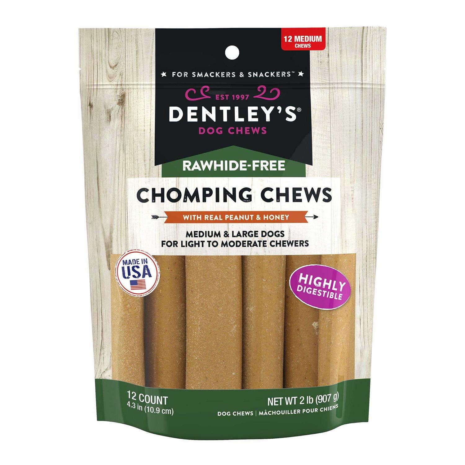 dentley’s Rawhide-Free Jumbo Chomping Chews Dog Chew - Healthber