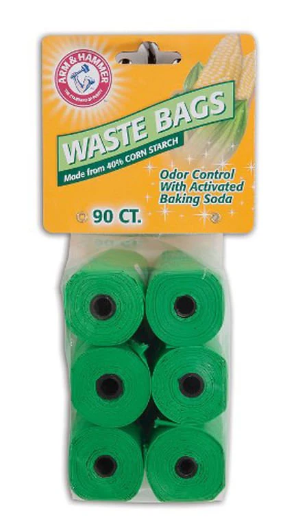 Arm & Hammer 40% Corn Starch Waste Bag Refills, 90 ct - Healthber