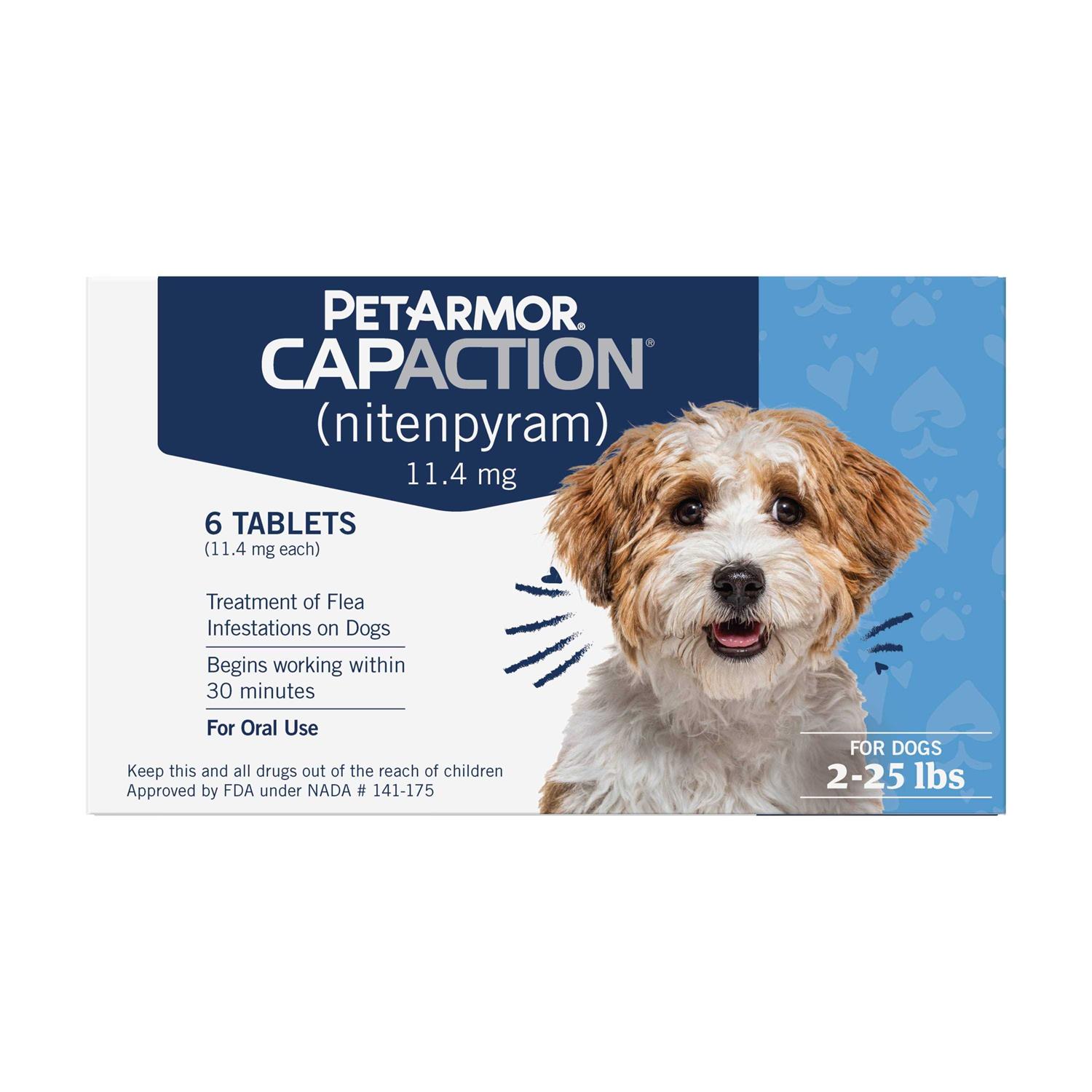 PetArmor CapAction Oral Flea Treatment for Dogs 2-25lbs - Healthber